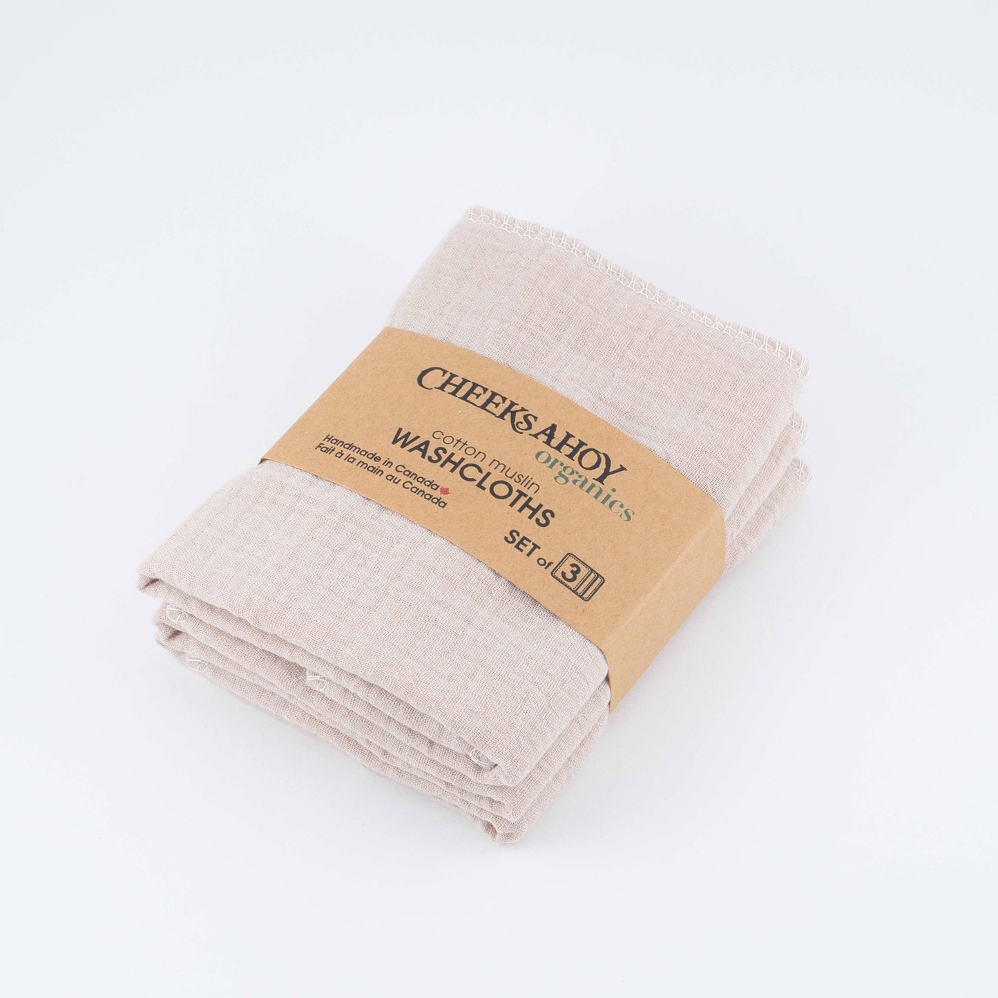 Washcloths - Organic Muslin