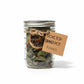 Bubble Gallery Fresh simmer pot in a glass mason jar with dried lavender, lemon, and eucalyptus botanicals.