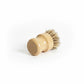 Bubble Gallery sustainable sisal and palm pot scrubber with a natural bamboo handle for heavy-duty kitchen cleaning