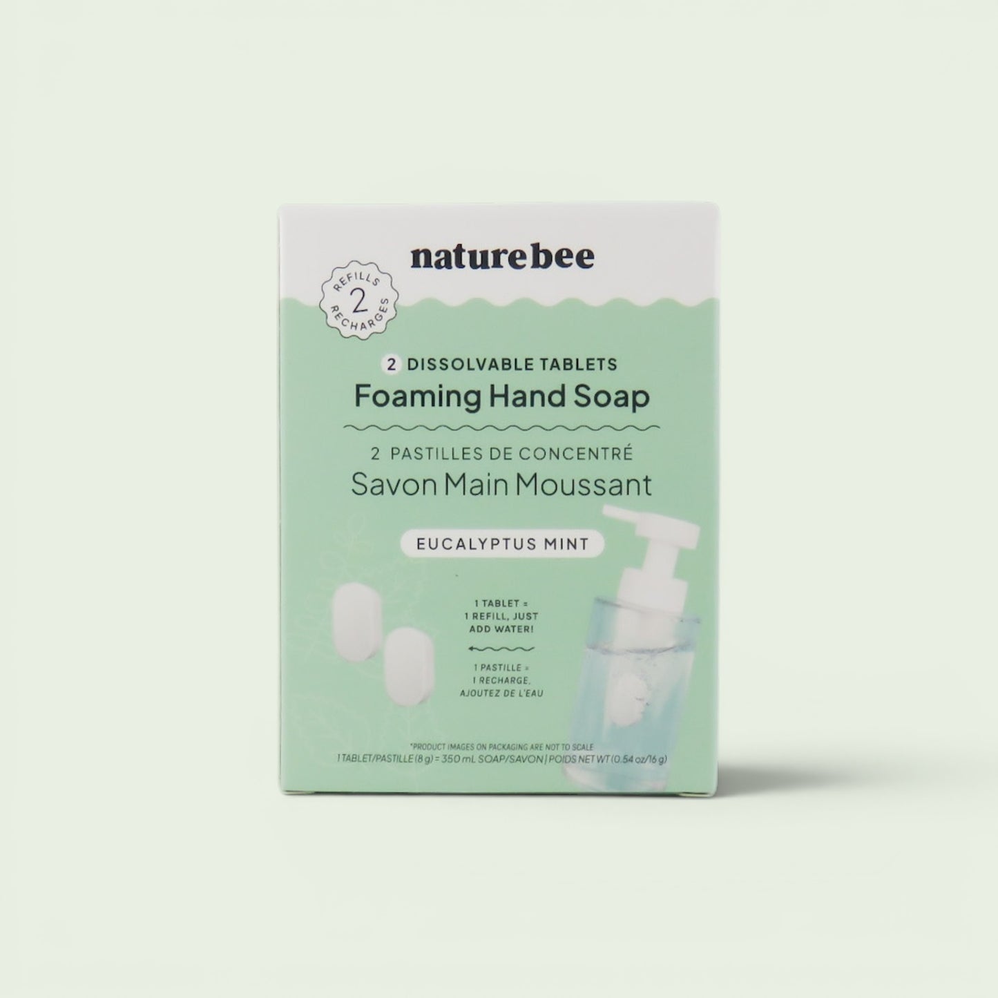 Nature Bee Dissolvable Tablets Foaming Hand Soap Refill