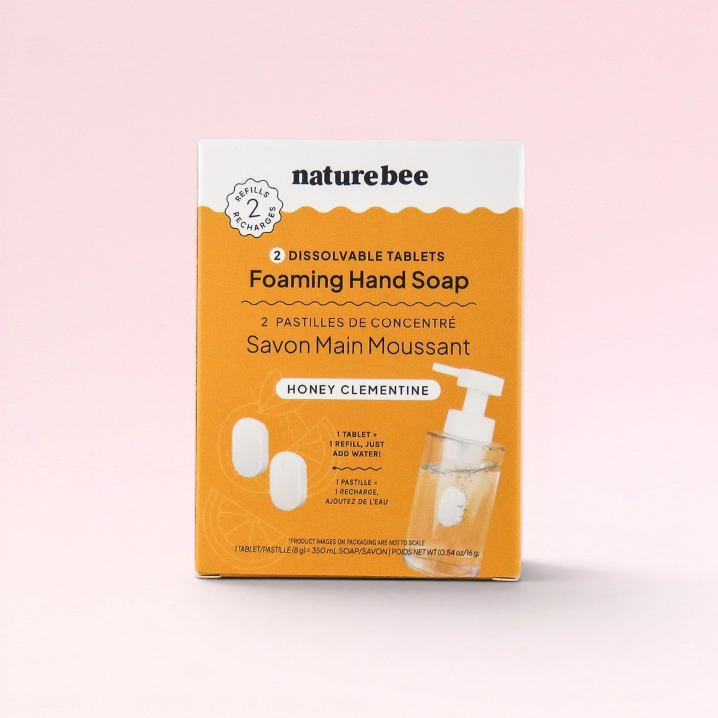 Nature Bee Dissolvable Tablets Foaming Hand Soap Refill