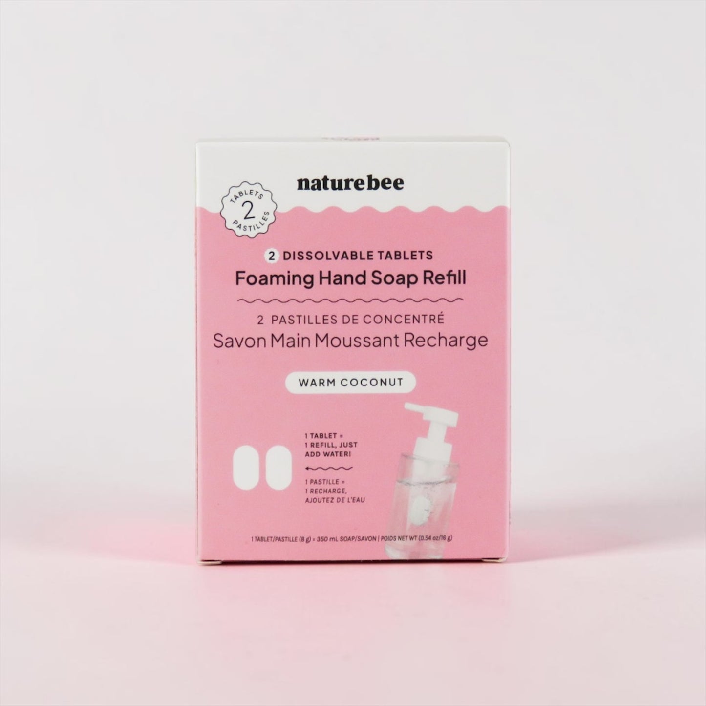 Nature Bee Dissolvable Tablets Foaming Hand Soap Refill