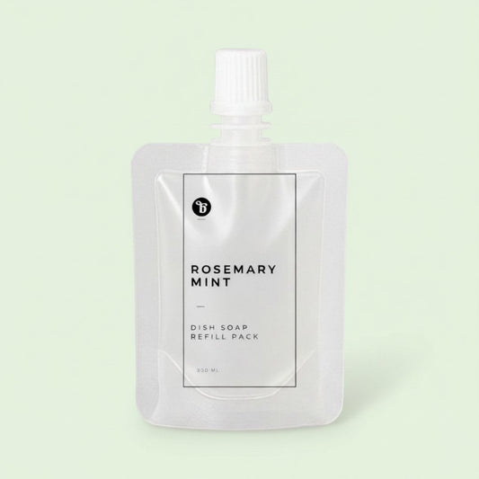 Rosemary Mint Dish Soap Refill Pouch 300 mL